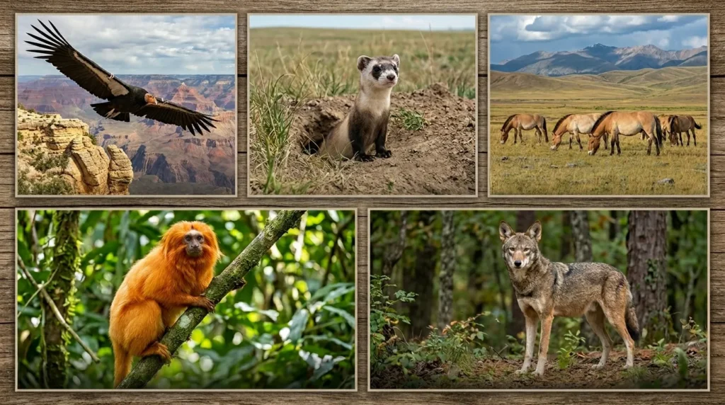 At Least 9 Species Have Been Saved by Zoos. (AZA)