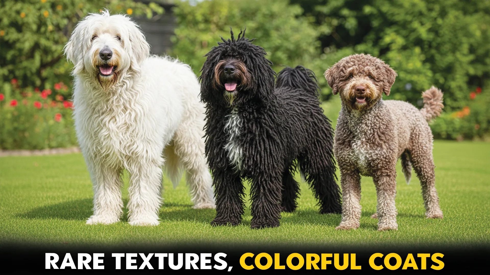 Dog Breeds with Unique Coat Colors and Textures