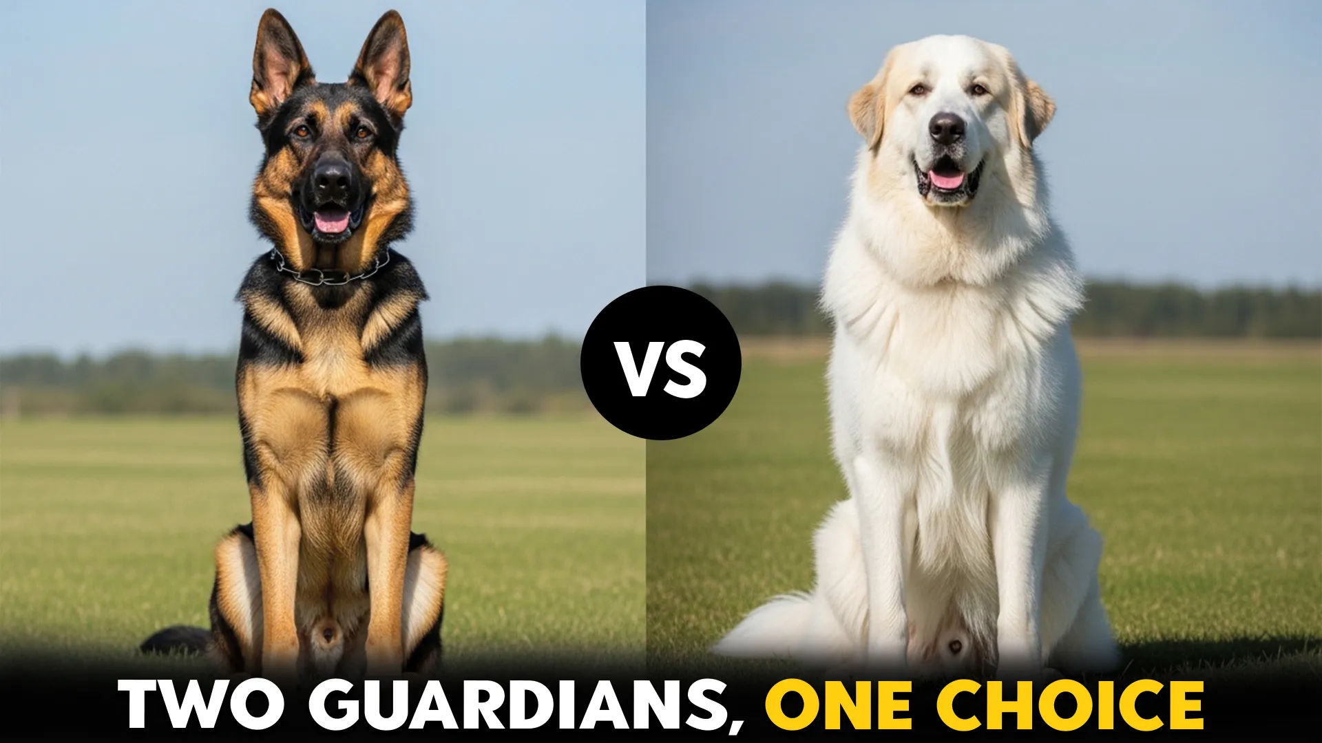 German Shepherd vs Great Pyrenees: What's The Best Choice?