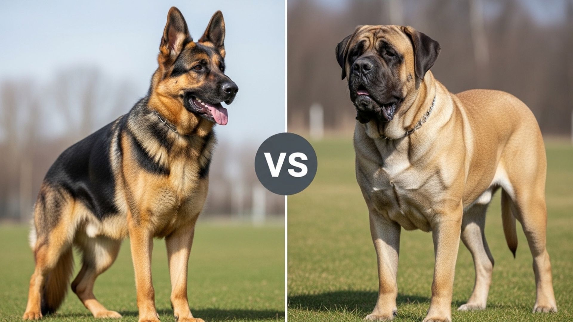 German Shepherd vs. English Mastiff (1)