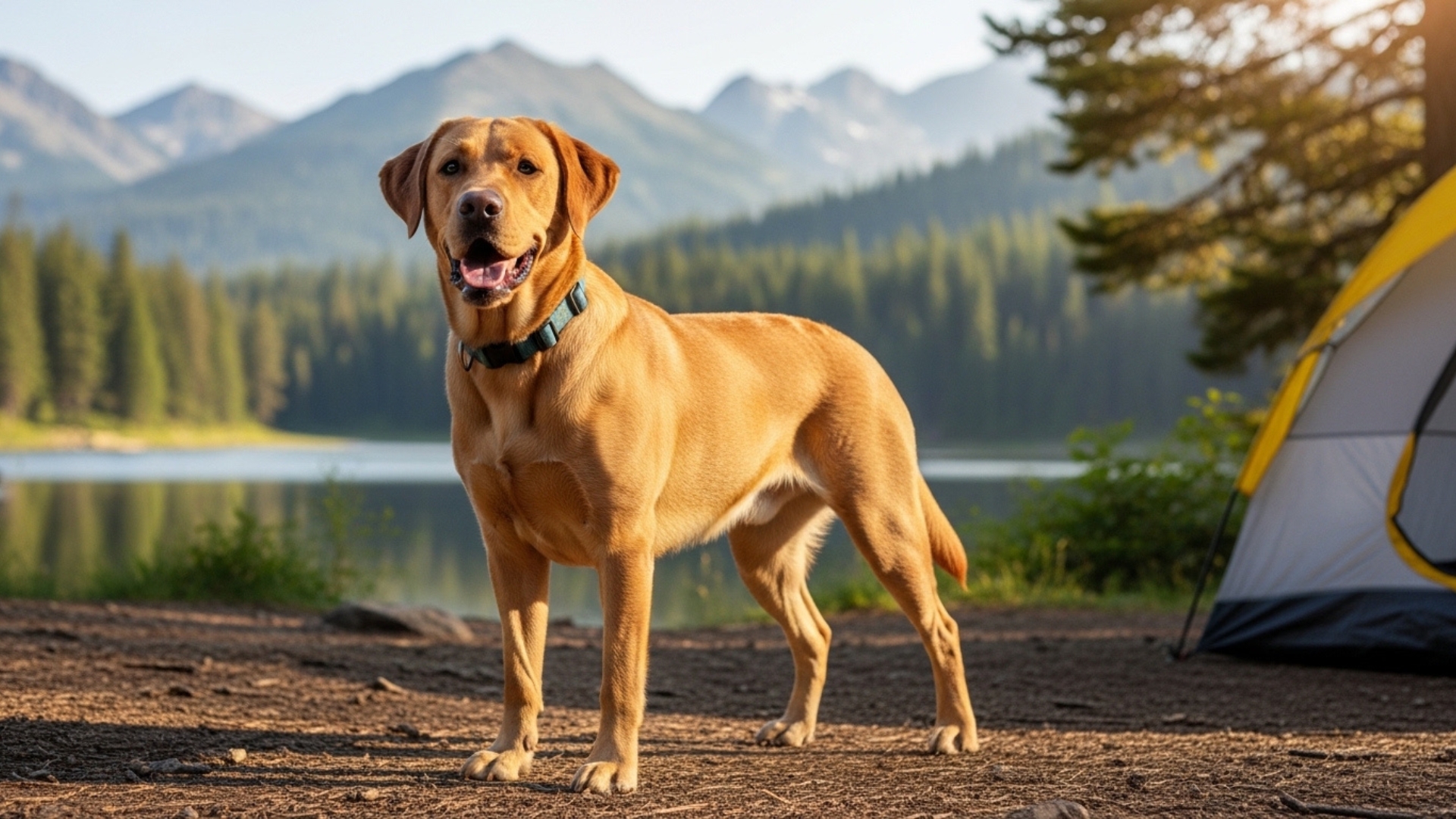 Labrador Retriever Versatile Dog That Love Camping, Hiking, and Swimming