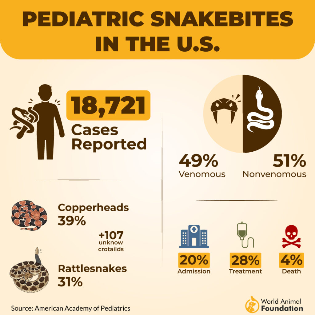 PEDIATRIC SNAKEBITES
IN THE U.S.