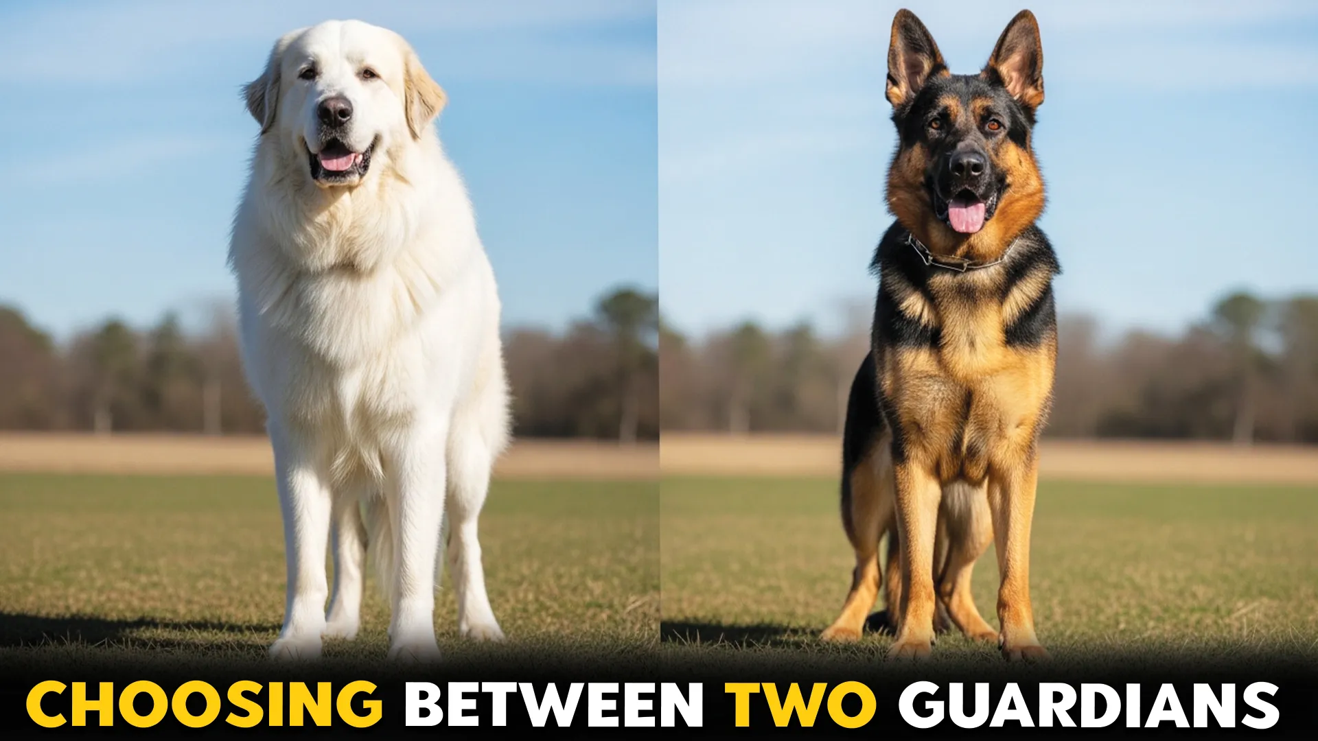 Things Pet Owners Should Know About Great Pyrenees Versus German Shepherd Dog Breeds