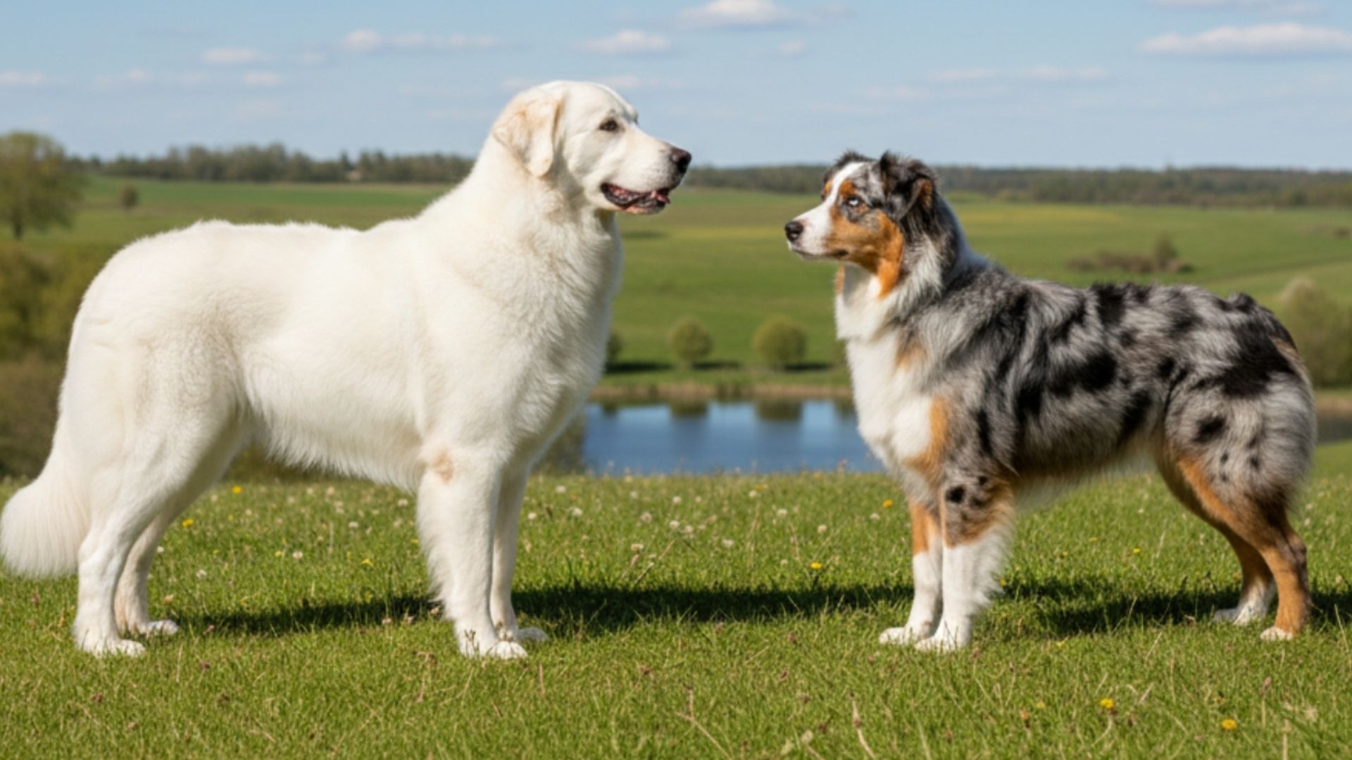 Top Traits That Separate Great Pyrenees from Australian Shepherd Dog Breeds