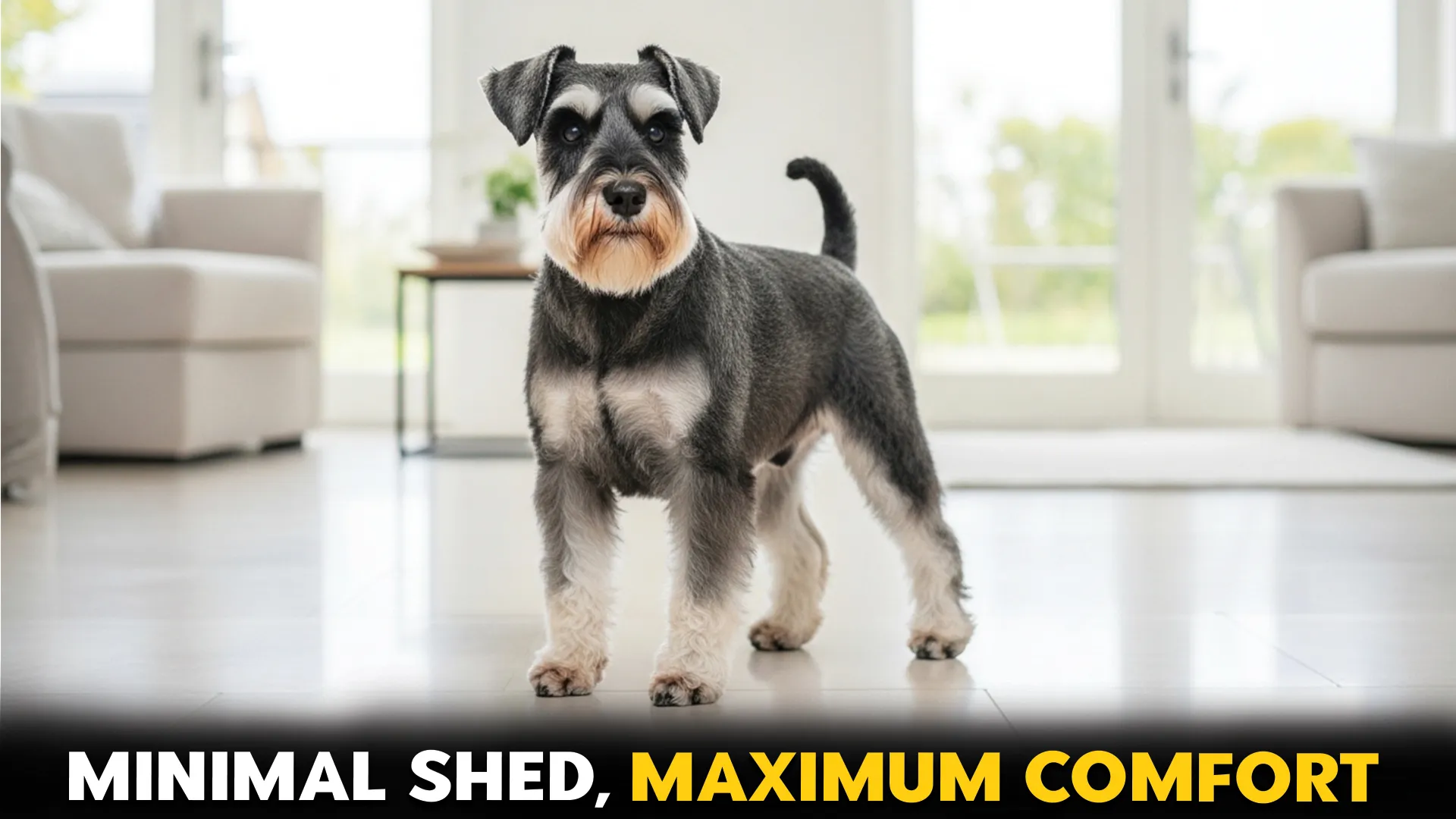 10 dog with minimal shedding perfect for clean homes