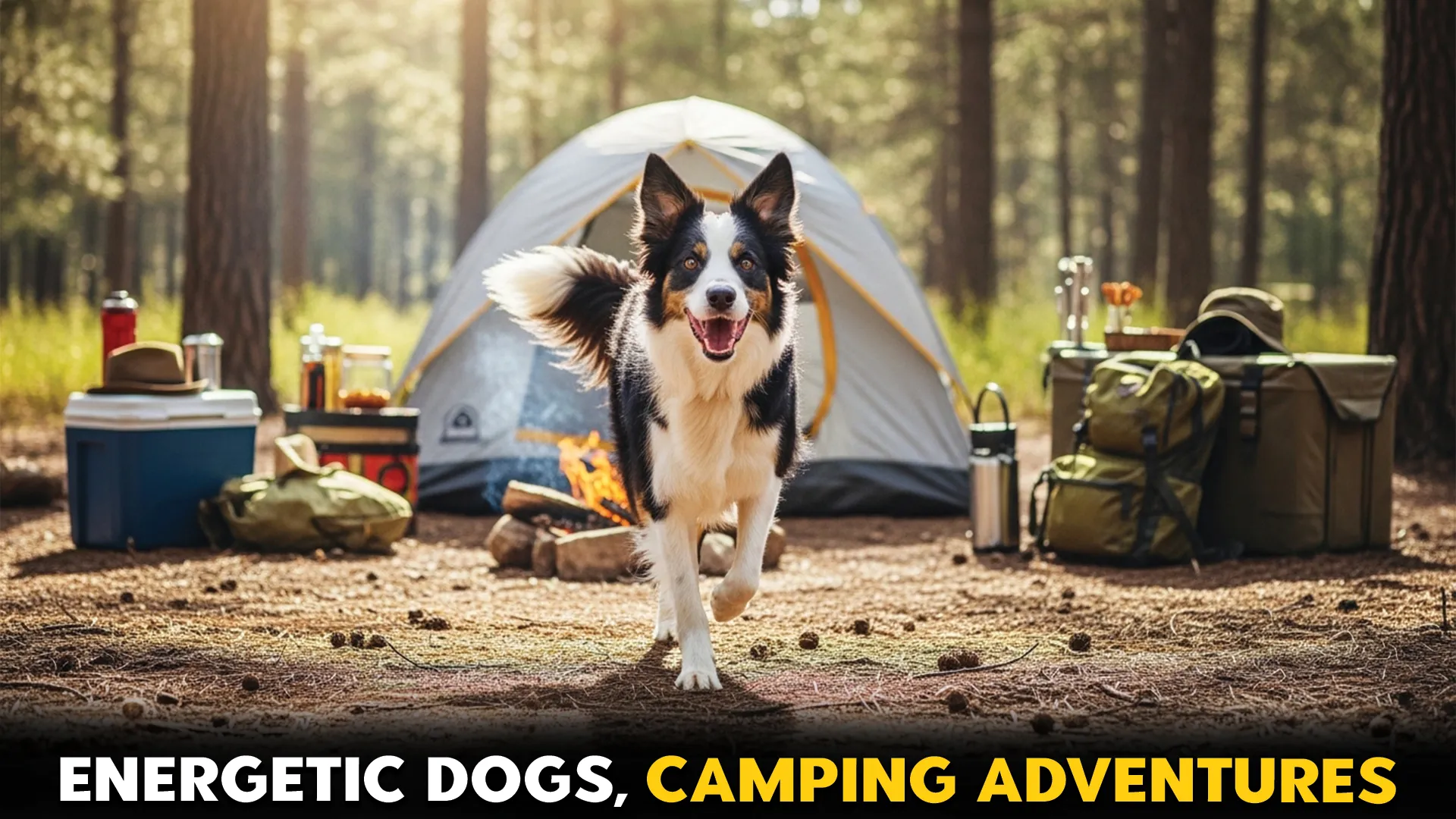 10 energetic dog breeds best for camping trips