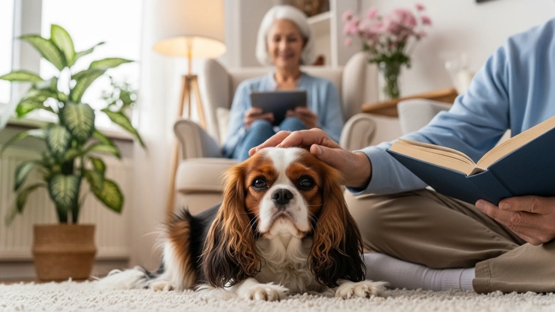 Calming Dog Breeds for Seniors and Active Aging