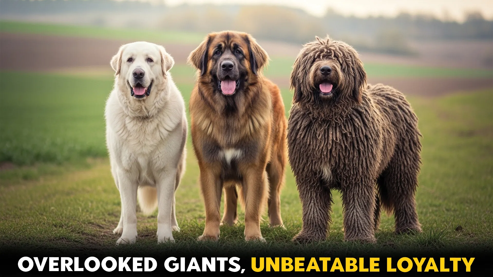 9 overlooked big dog breeds with unmatched loyalty and stature