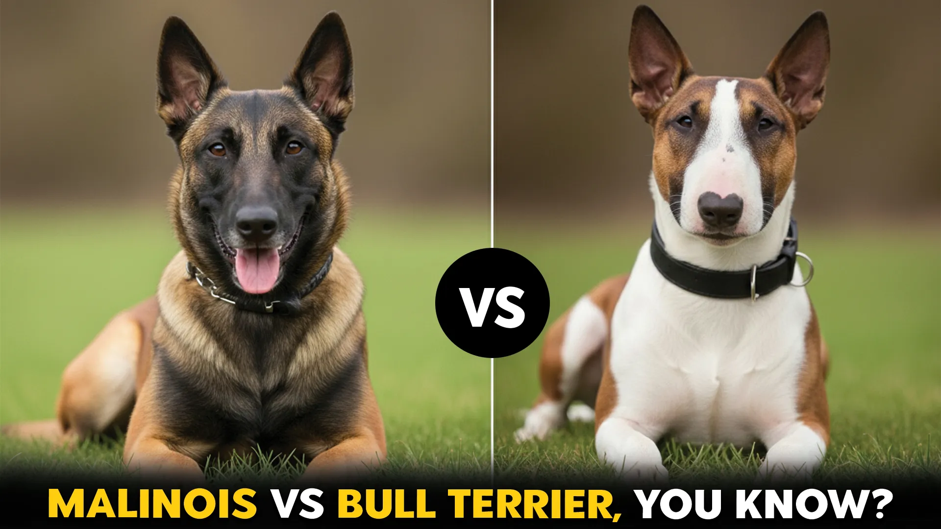 belgian malinois vs bull terrier dog breeds you should know