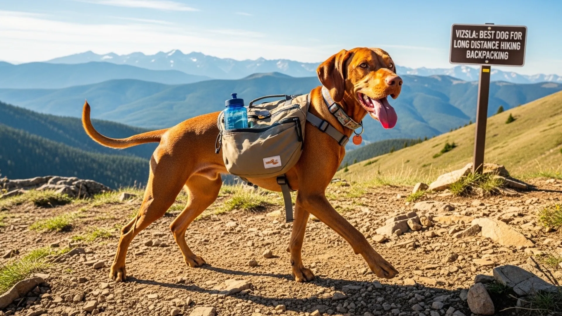Best Dog Breeds for Long Distance Hiking and Backpacking