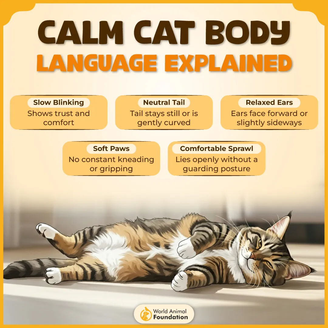 Calm Cat Body Language Explained-01