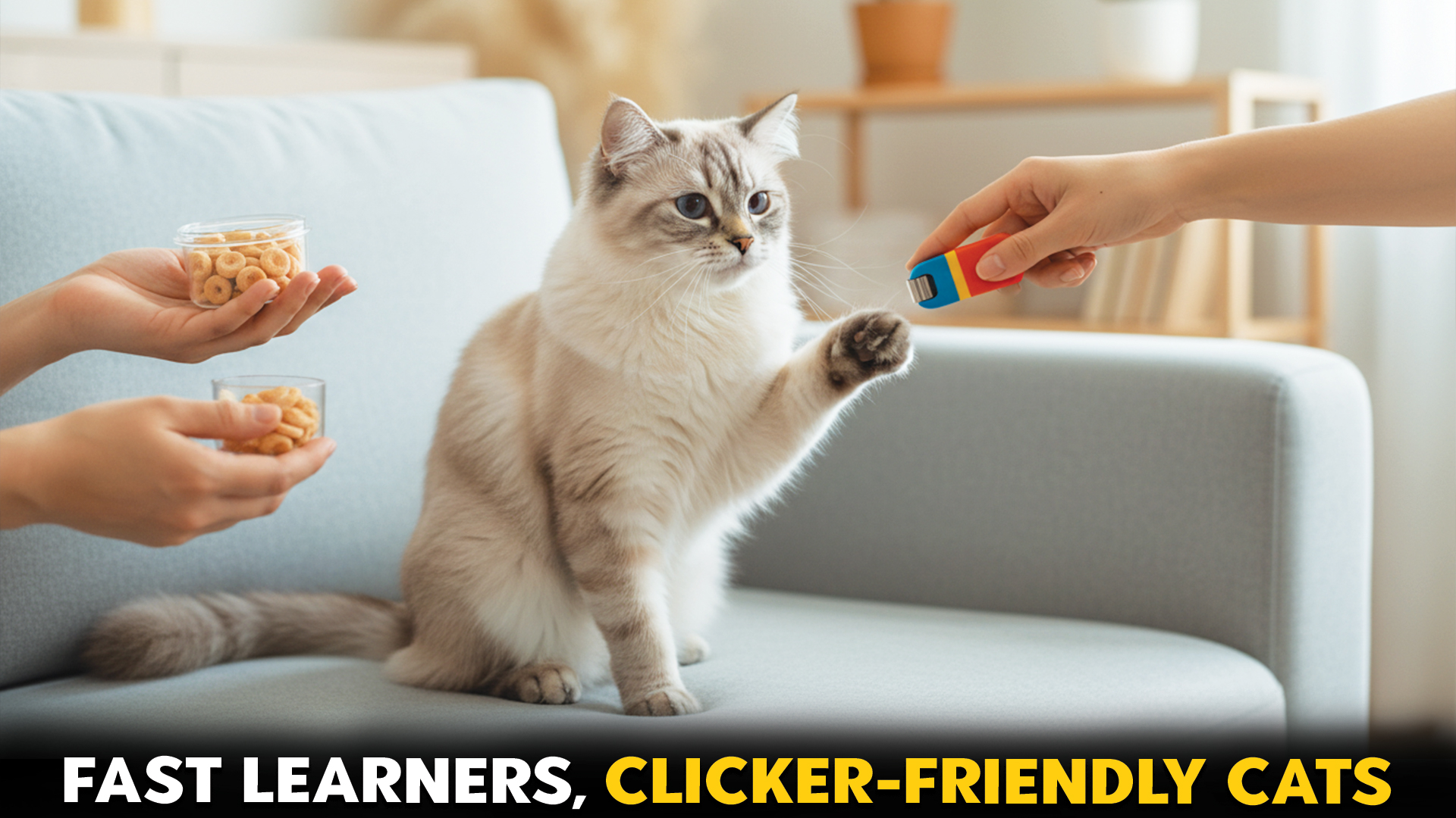 cat breeds that are good for clicker training