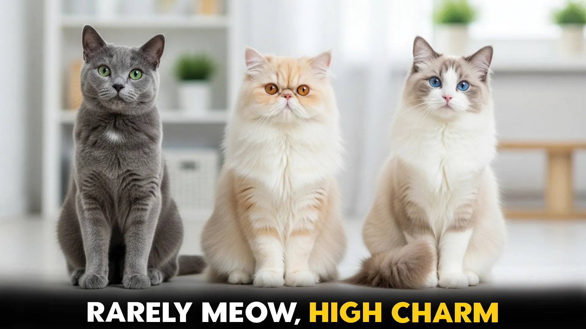 Cat-Breeds-That-Rarely-Meow