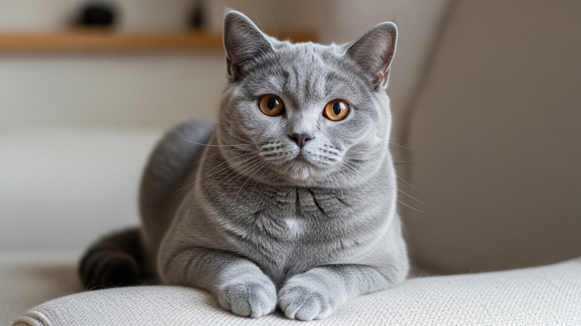 cat with minimal behavioral issues