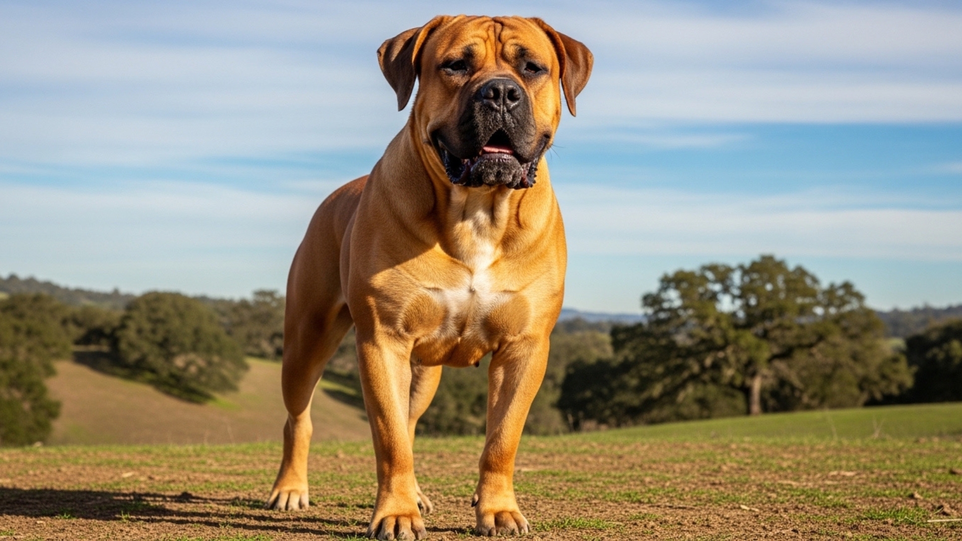 dog breeds exhibiting strength and a gentle nature
