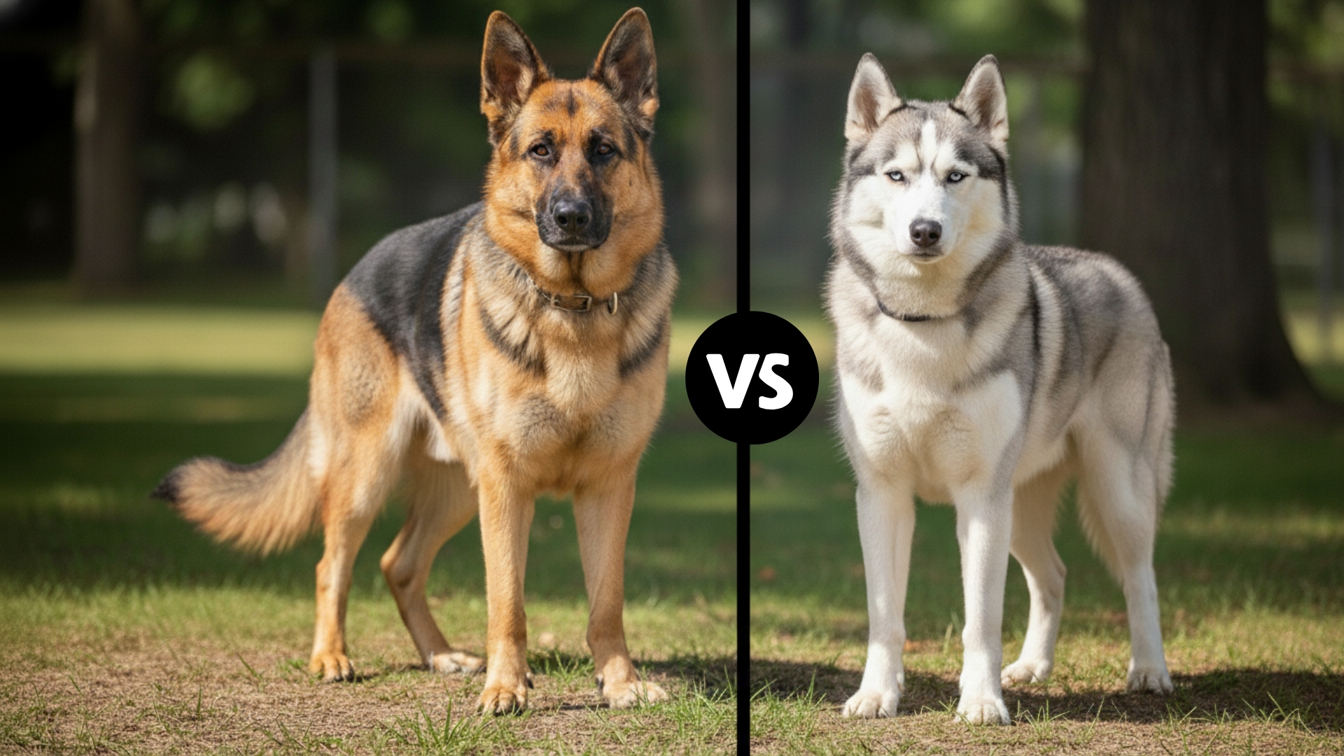 german shepherd vs husky which is better for active families