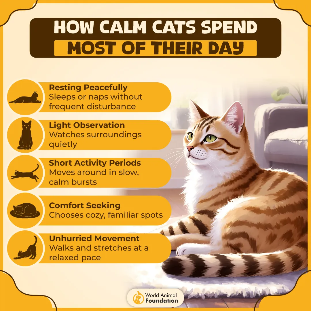 How Calm Cats Spend Most of Their Day-01