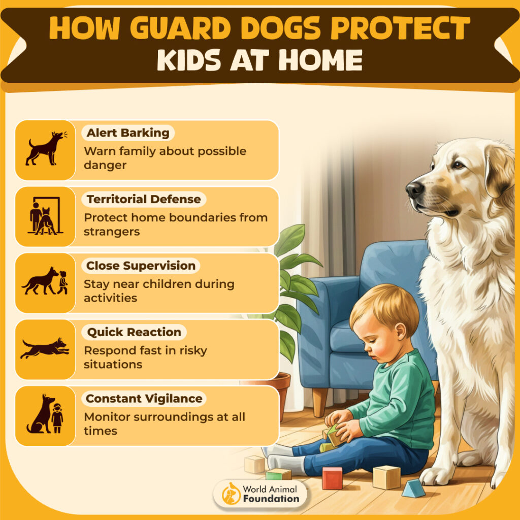 How Guard Dogs Protect Kids at Home