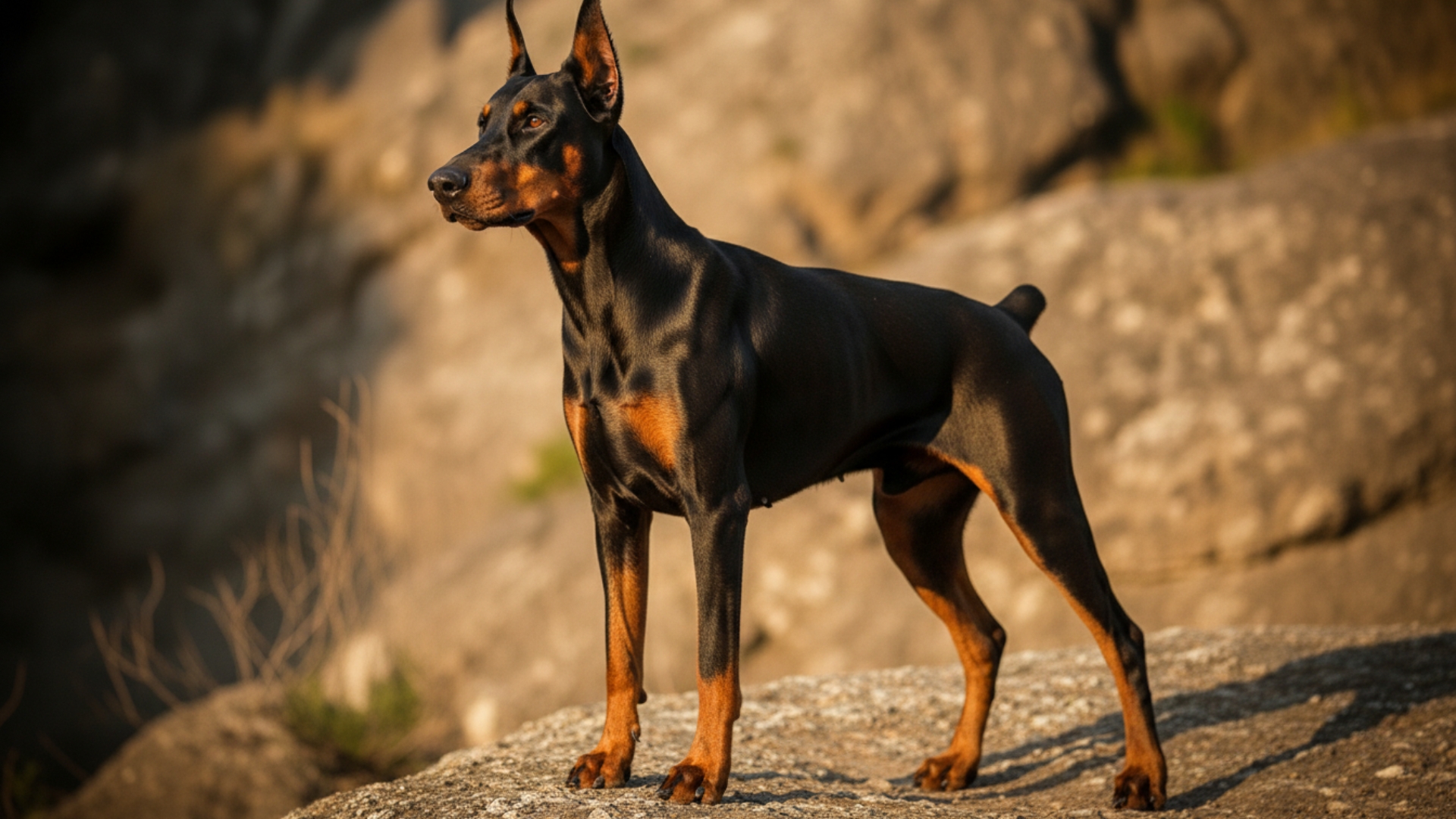 impressive dog with exceptional strength