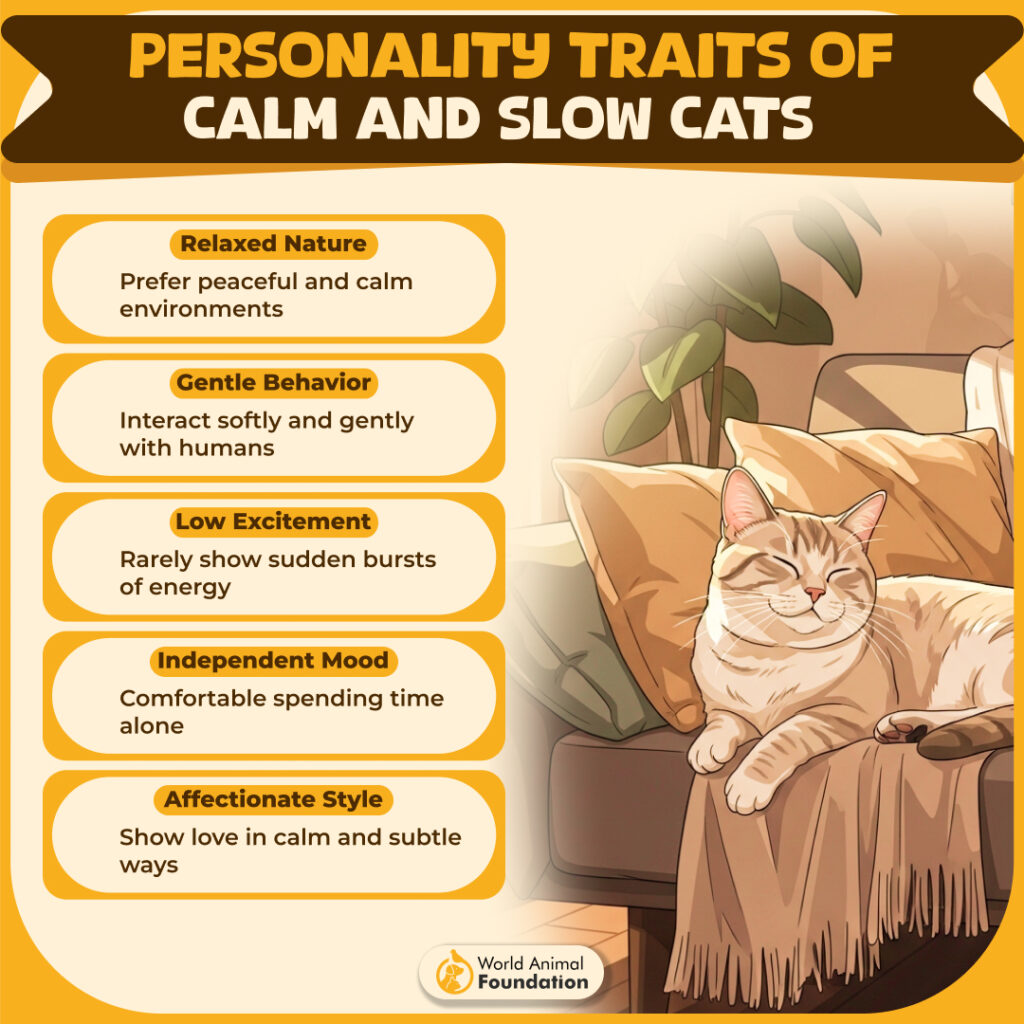 Personality Traits of Calm and Slow Cats