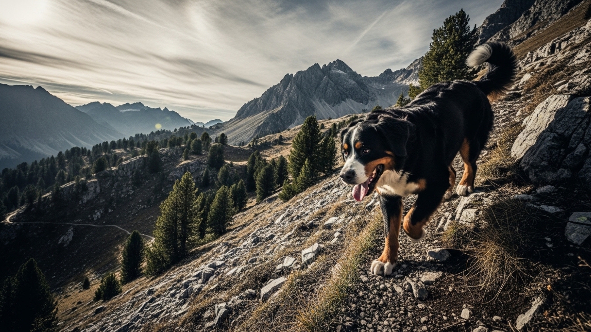 Rugged dog breeds that thrive on hill climbing adventures