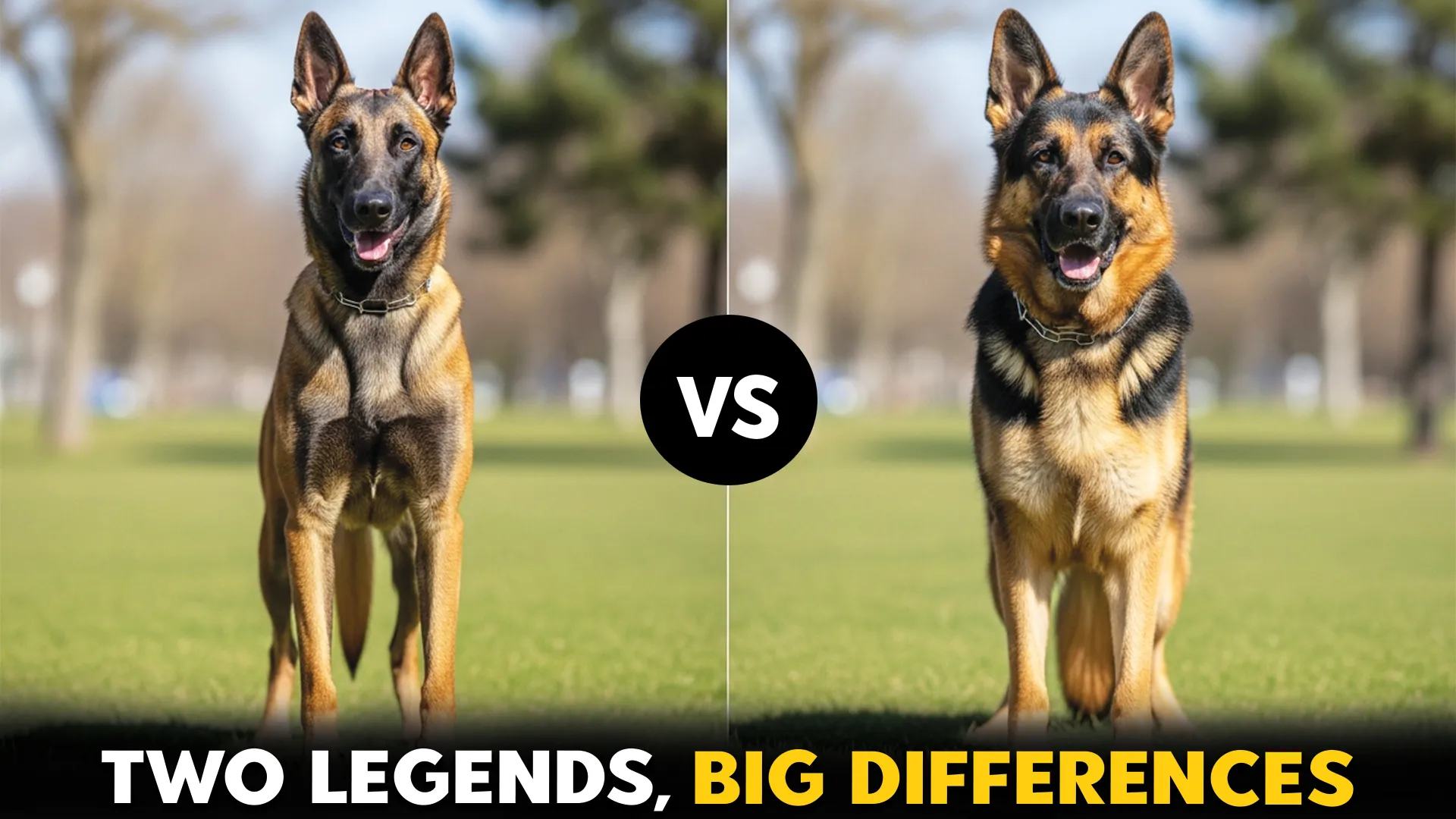 suprising differences between belgian malinois and german shepherd