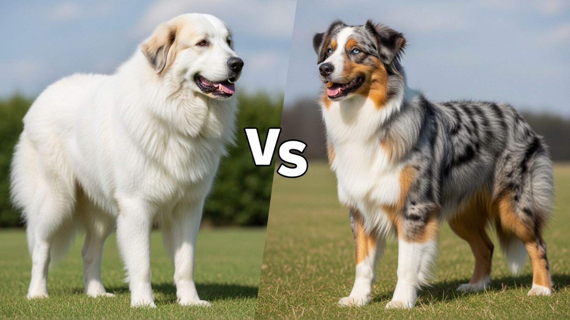 Top Differences Between Great Pyrenees and Australian Shepherd Dog Breeds (1)