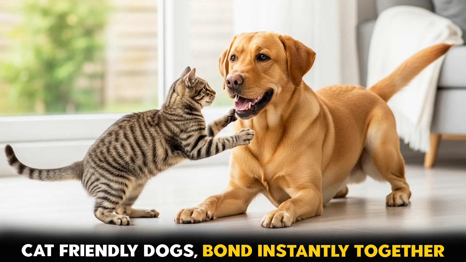 10 dog breeds that quickly bond with feline friends