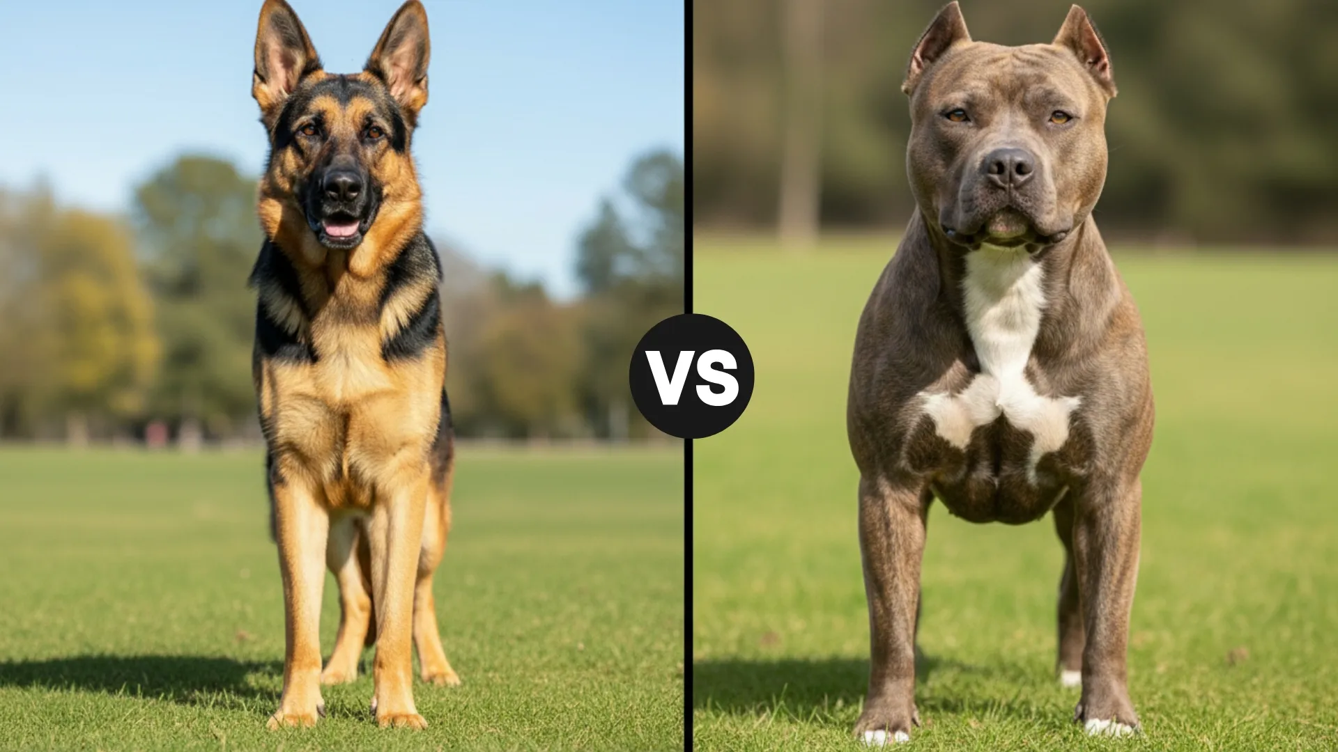German Shepherd vs Pit Bull