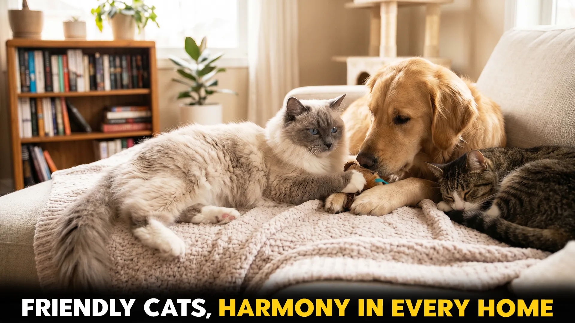 7 cat breeds that avoid conflict with others pets
