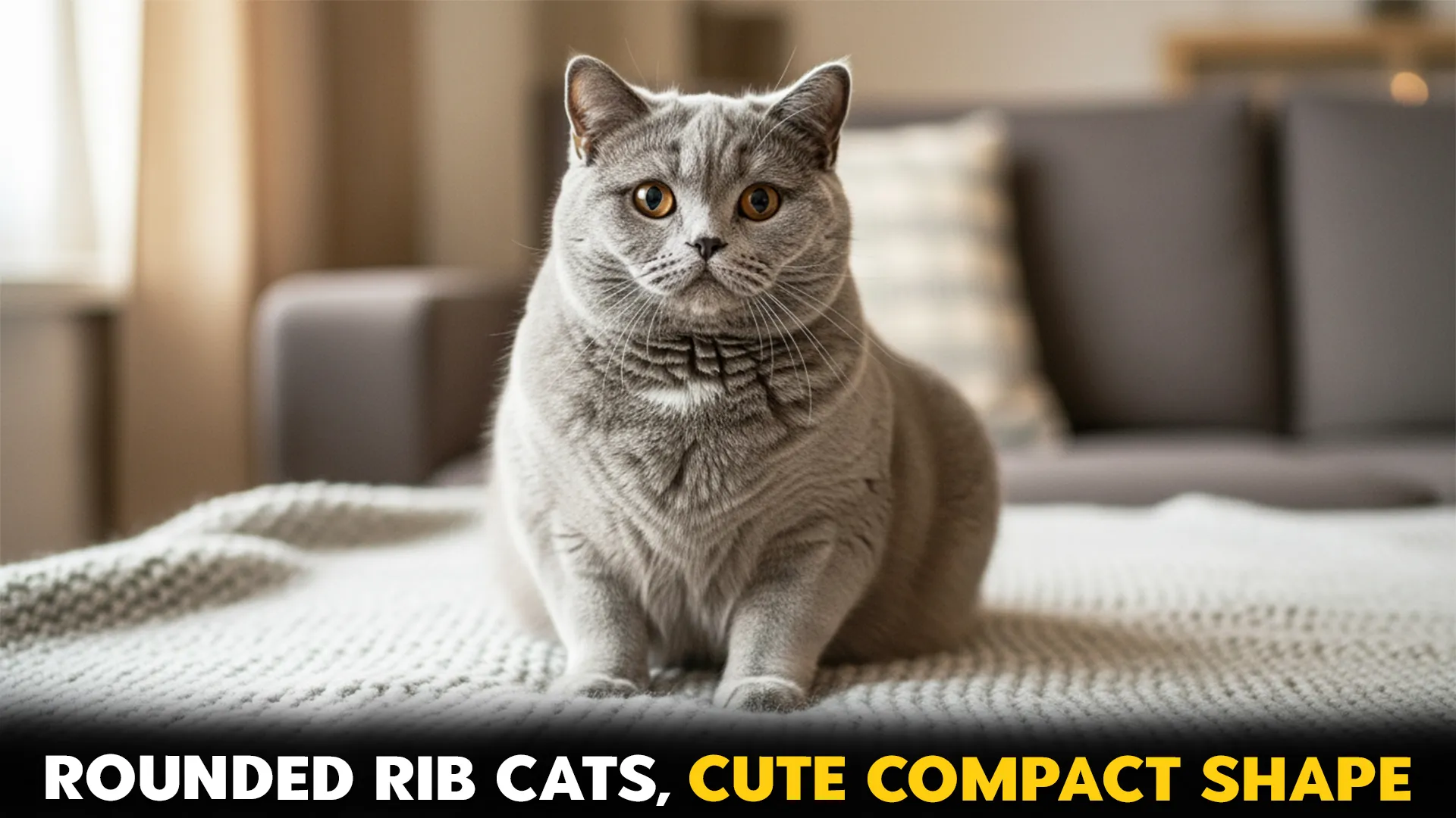 7 CAT BREEDS WITH ROUNDED RIB CAGES