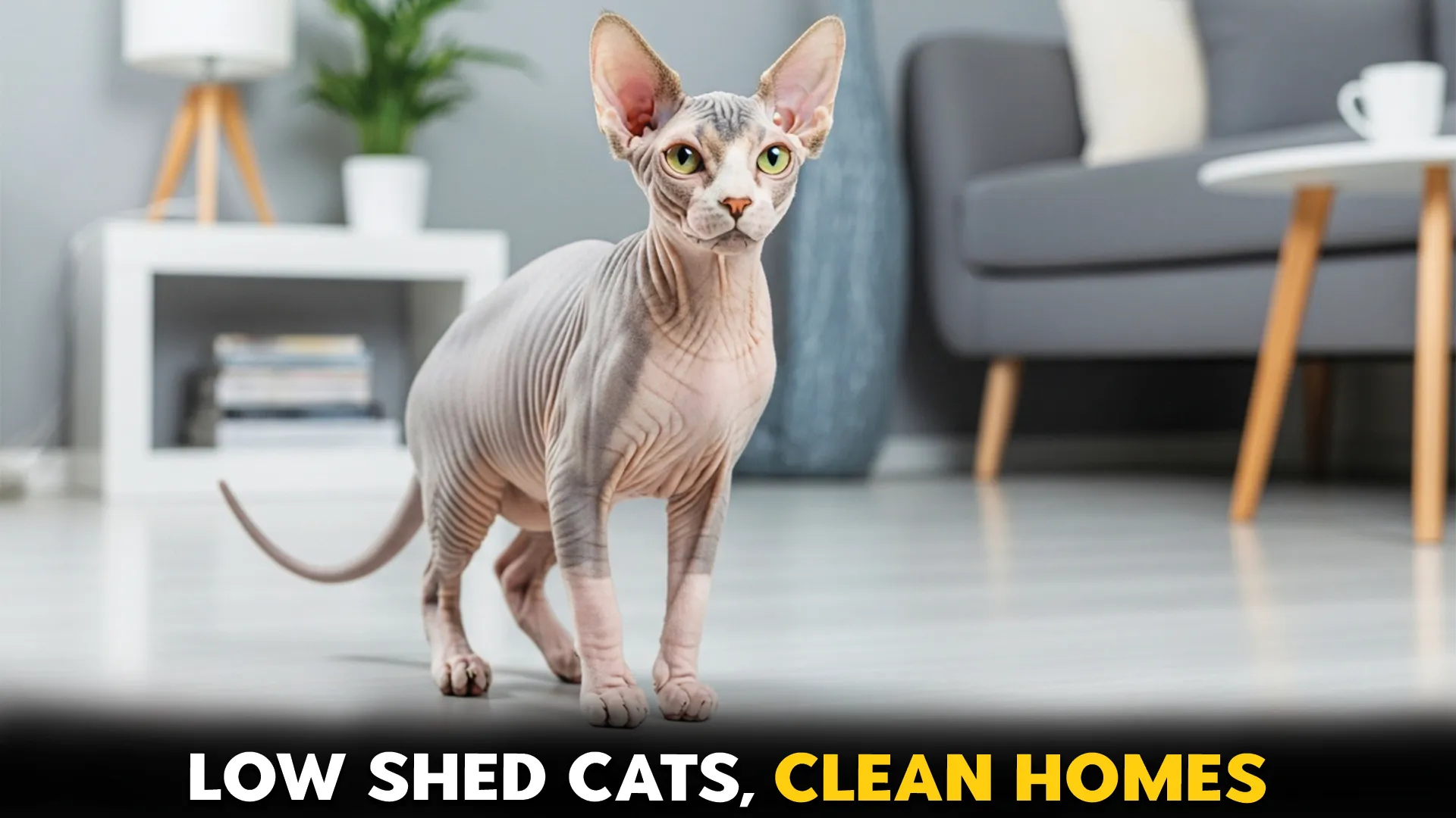 7 cats that don't shed much