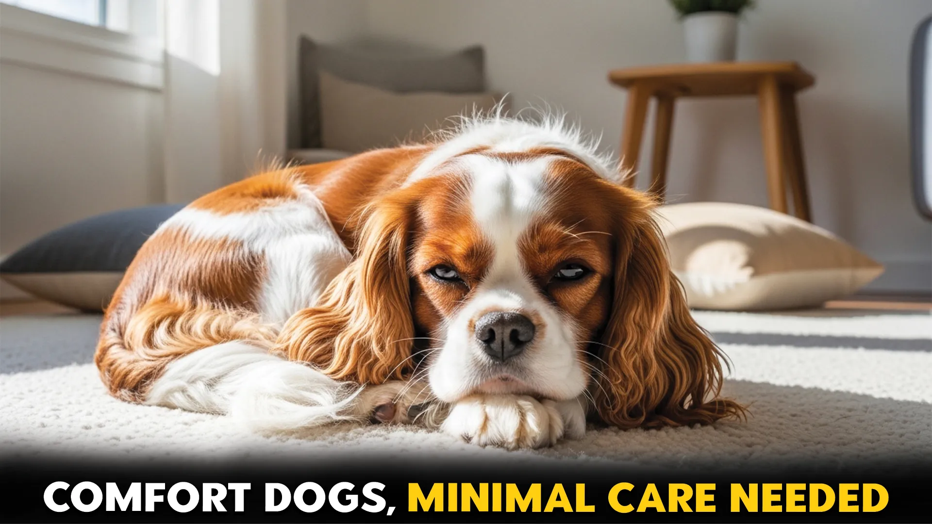 7 comfort seeking dog breeds ideal for low maintenance home life