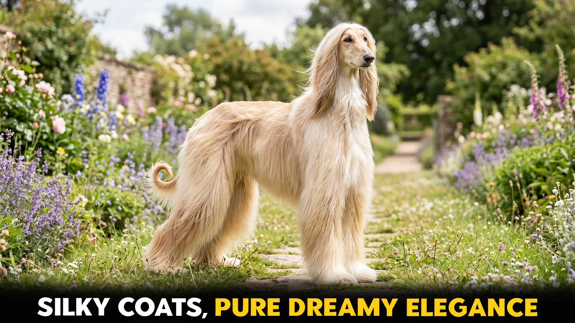 7 dreamy dog breeds with elegant and silky coats