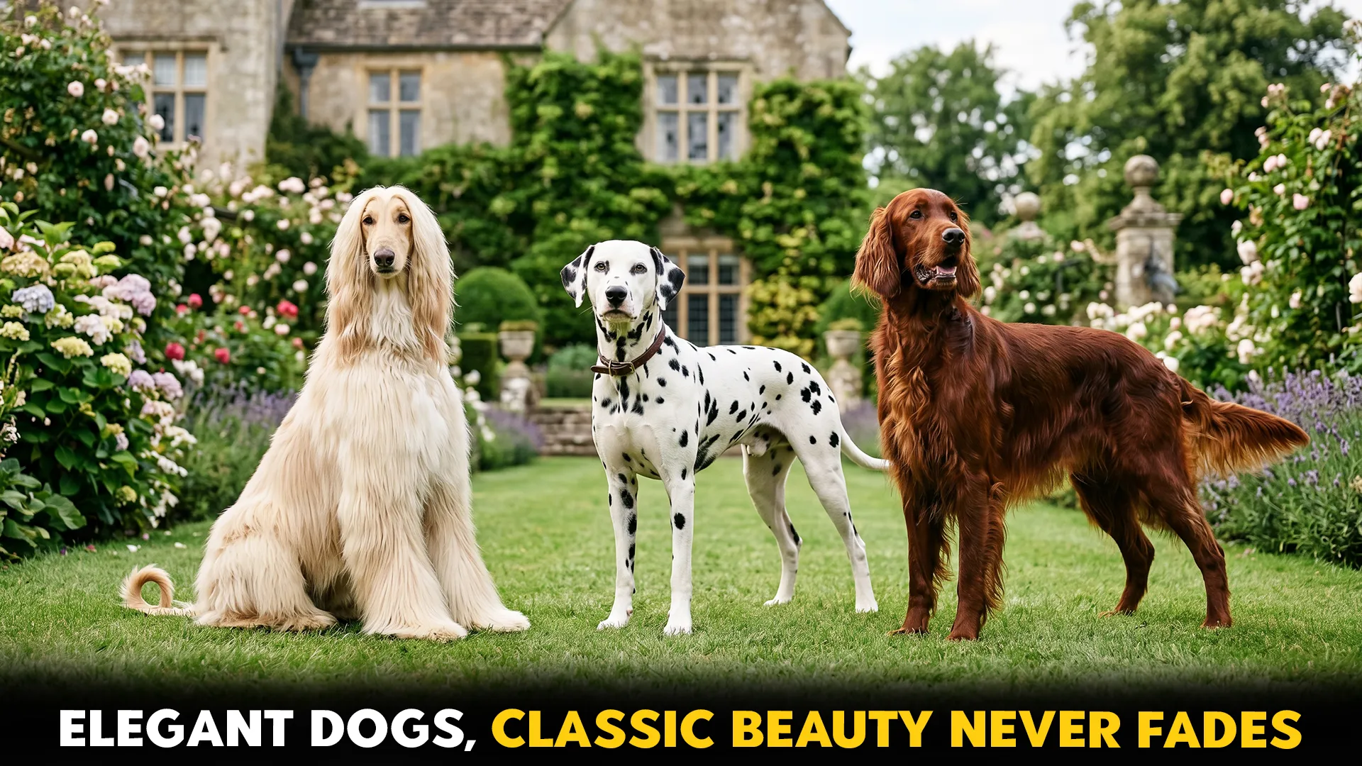7 elegant dog breeds that reflect classic beauty