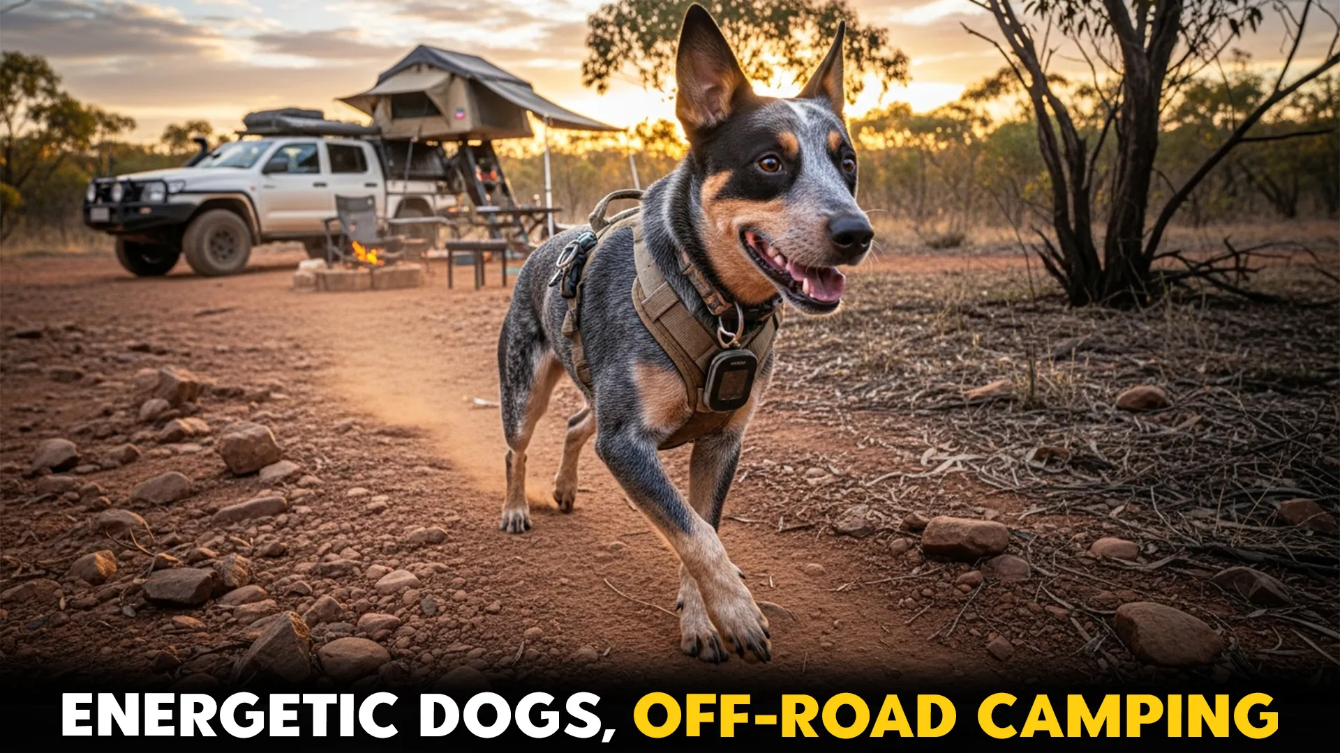 7 energetic dog breeds perfect for off road camping