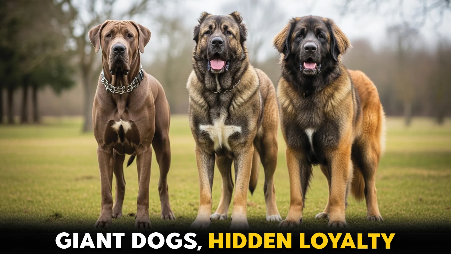 7 little known big dog breeds with unmatched loyalty