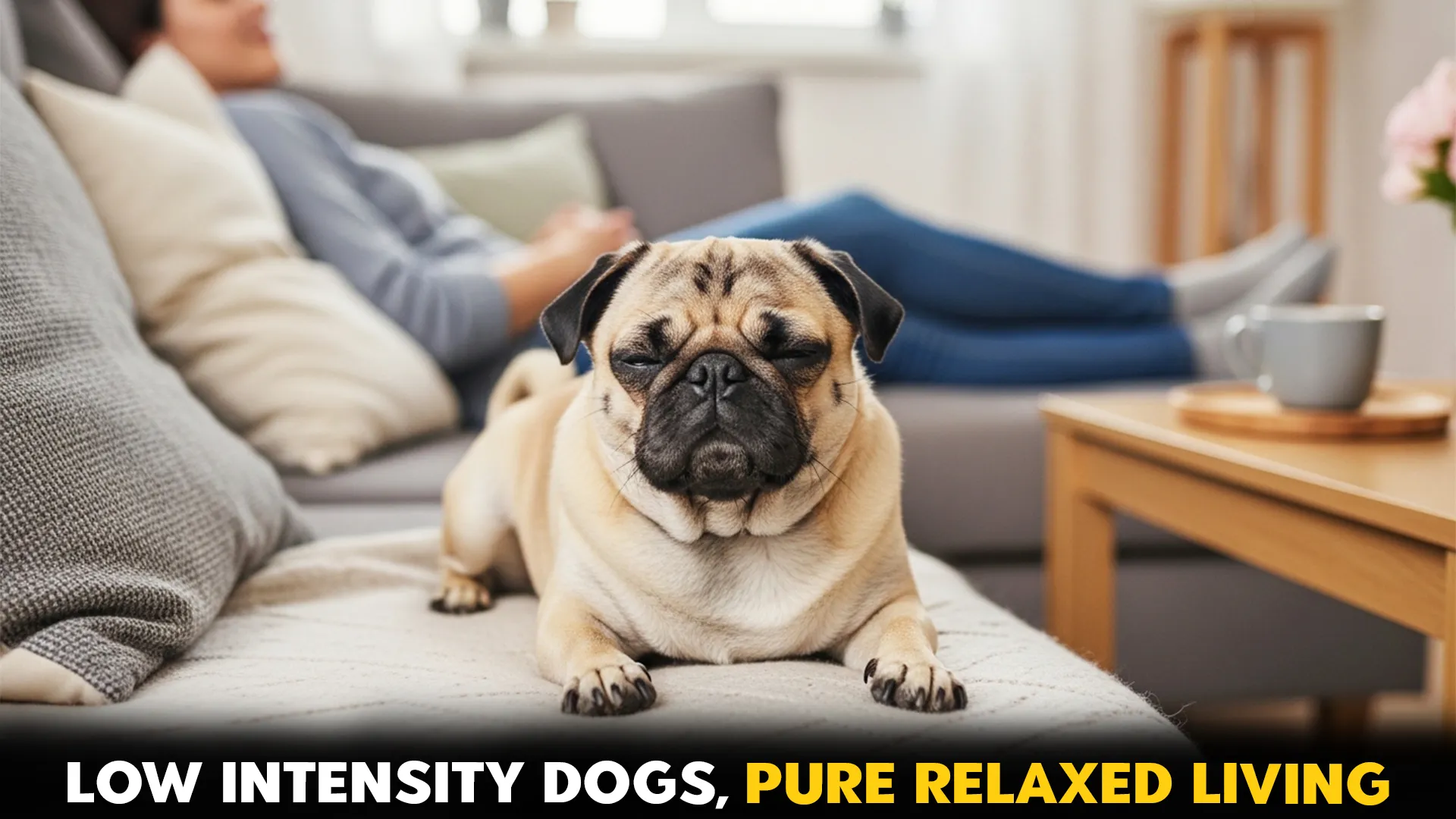 7 low intensity dog breeds perfect for couch potato owners