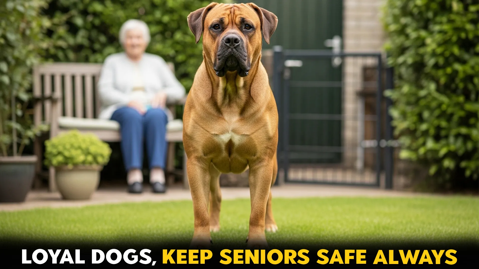 7 reliable dog breeds that protect seniors with ease