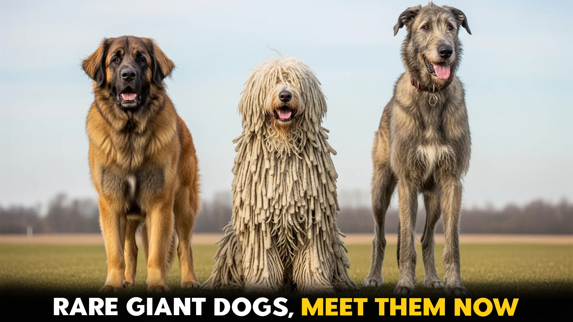 7 unique and rare giant dog breeds meet them now
