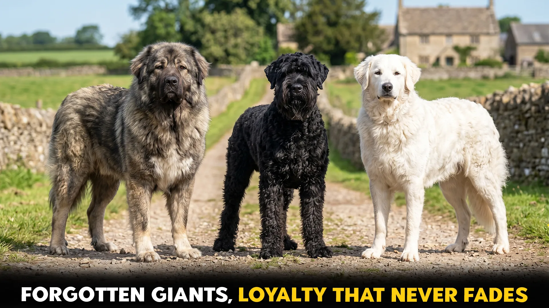 9 forgotten giant dog breeds with unmatched loyalty