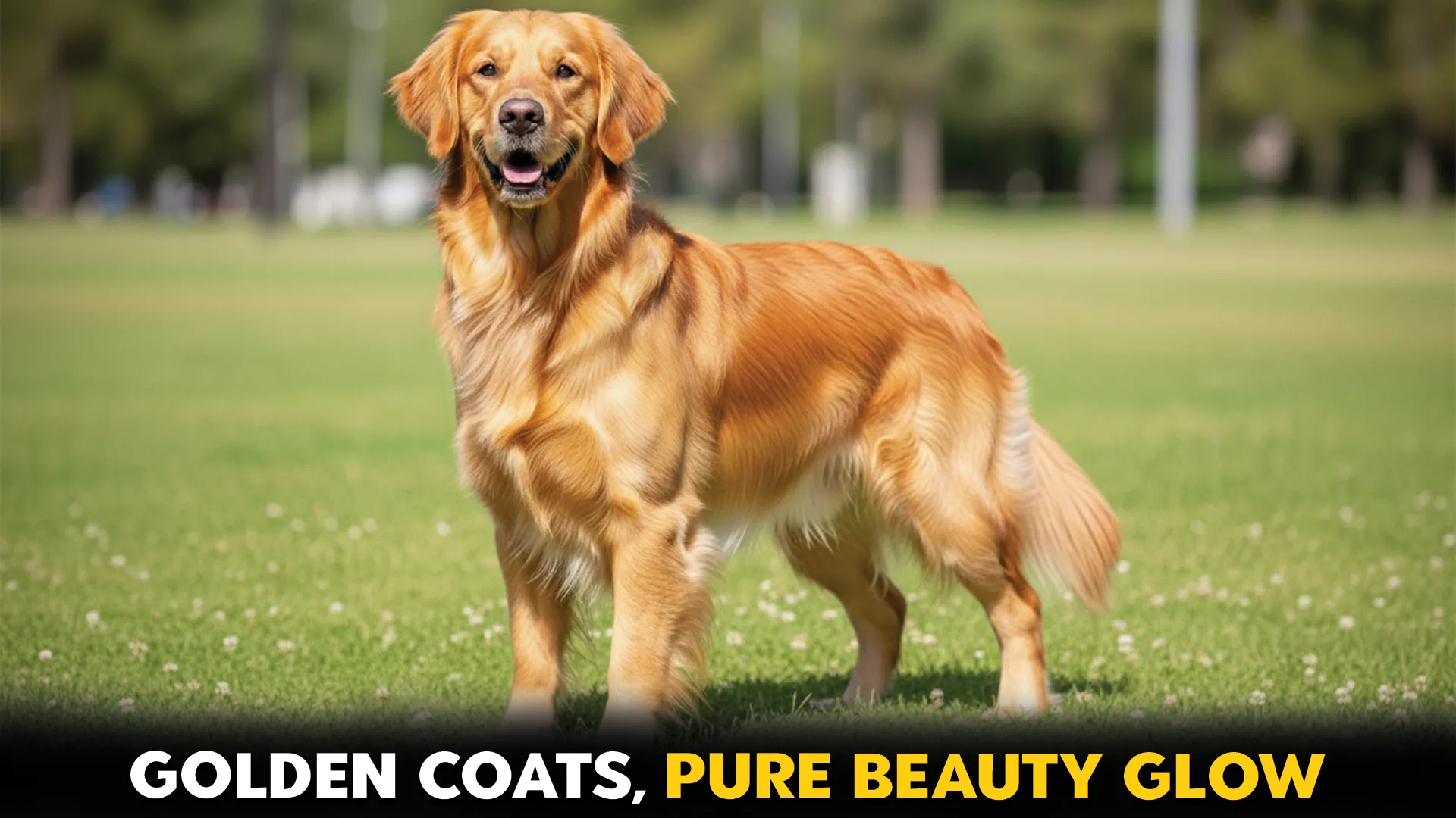 amazing dog breeds featuring golden coars