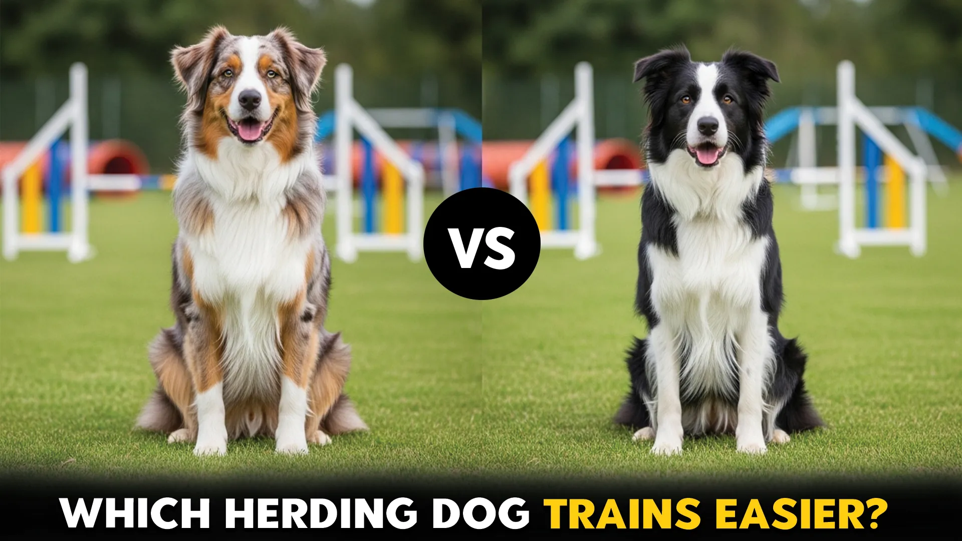 Australian Shepherd vs. Border Collie: Which Herding Dog Is Easier to Train?