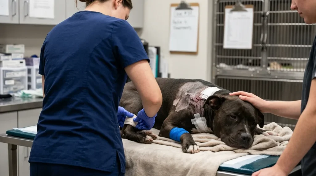 Dog Fighting Injuries