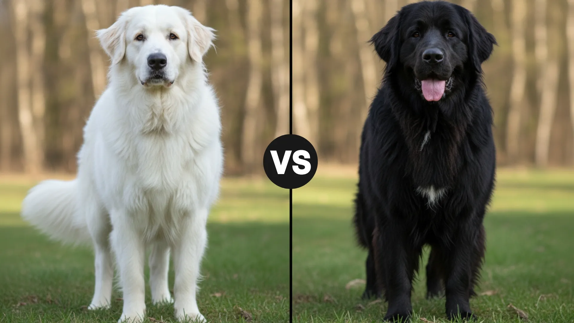 Great Pyrenees vs Newfoundland