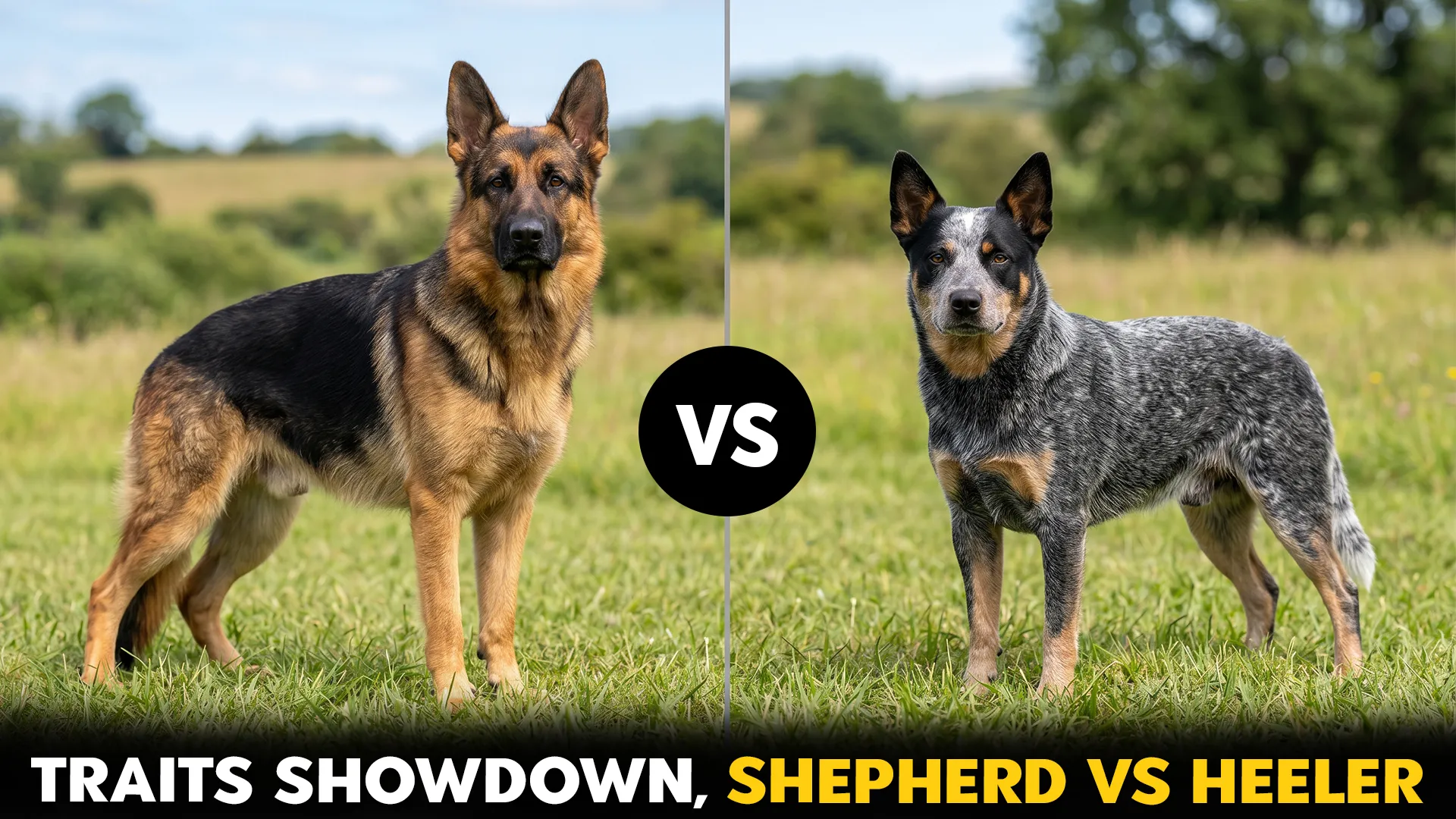 essential traits of german shepherd vs