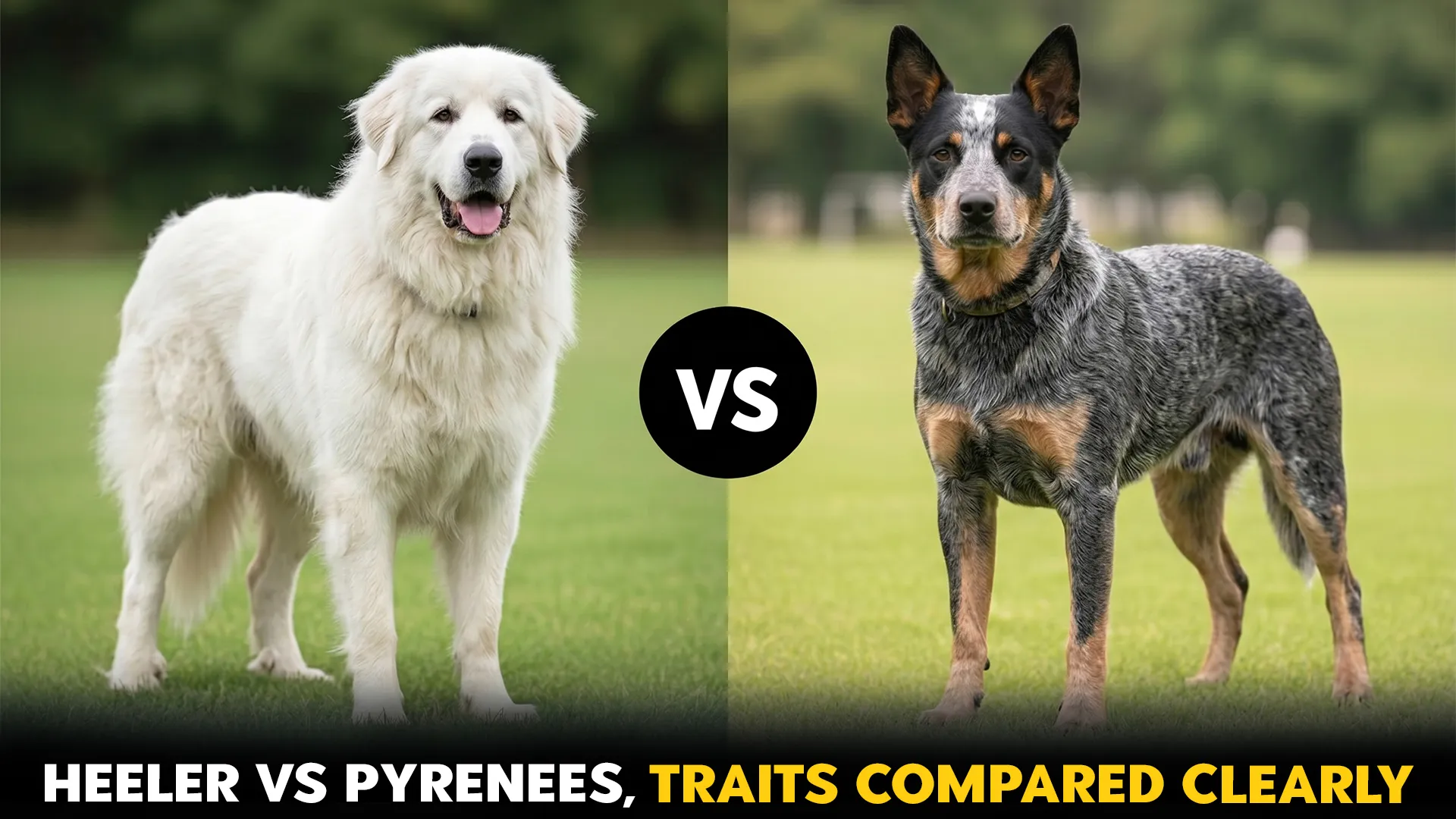 essential trait of great pyrenees vs
