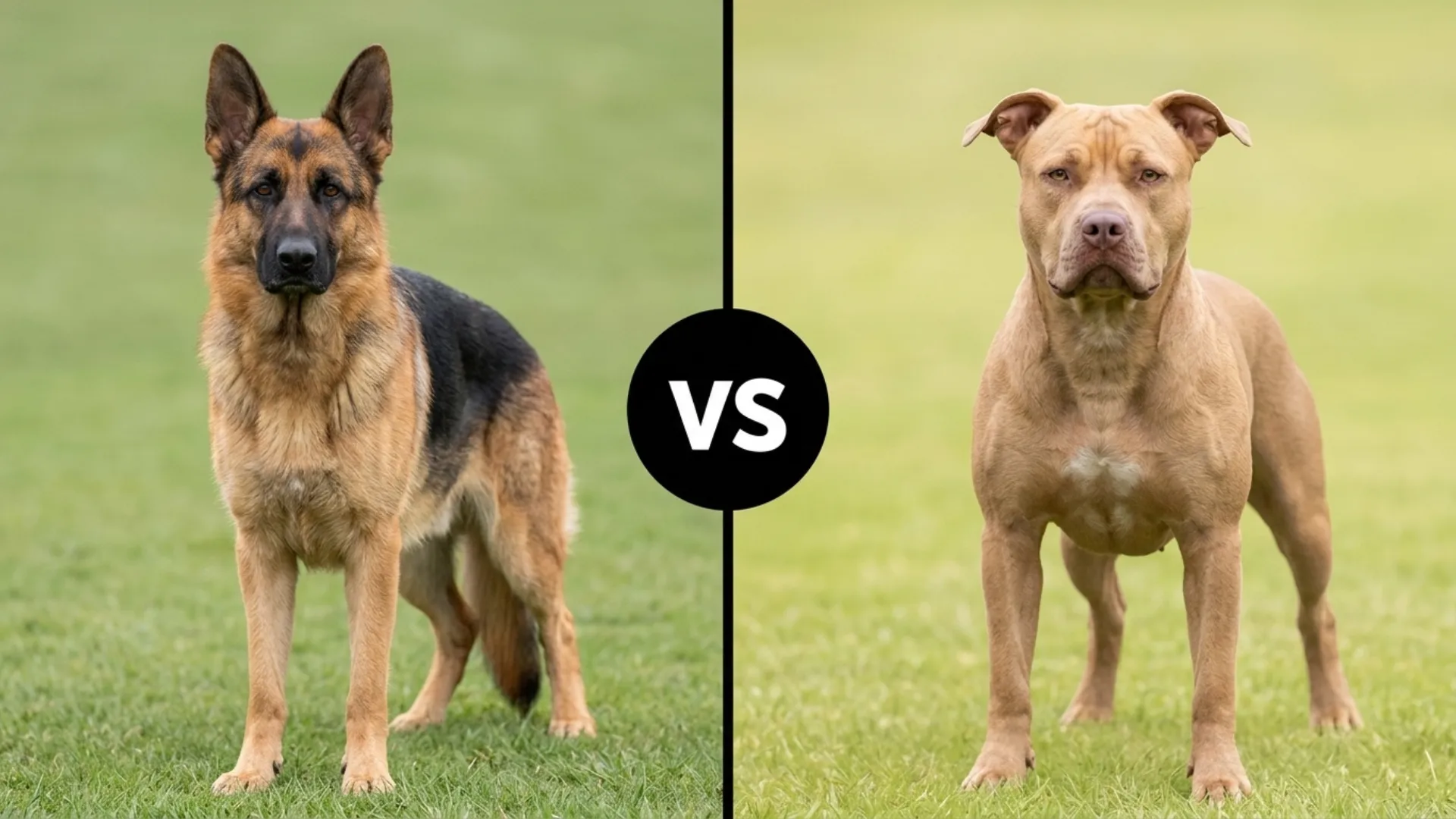 German Shepherd vs. Pit Bull