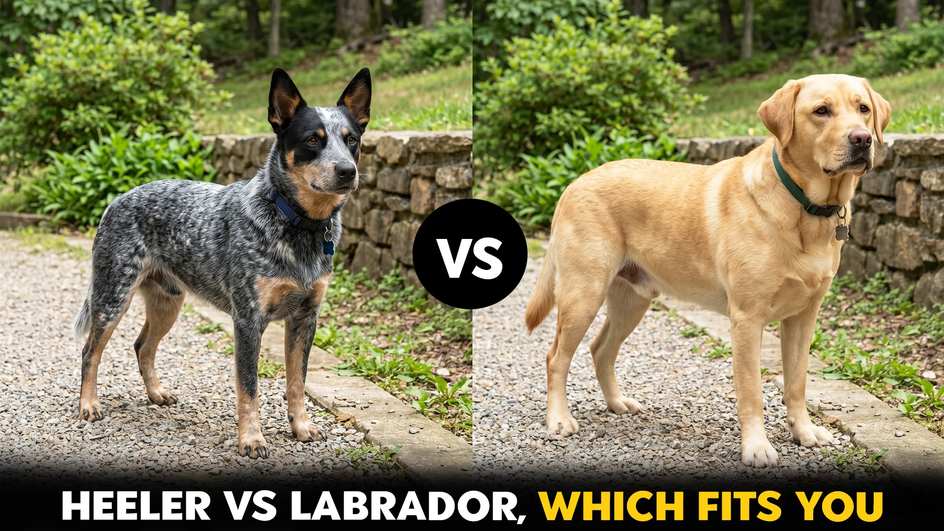 key traits of blue heeler vs