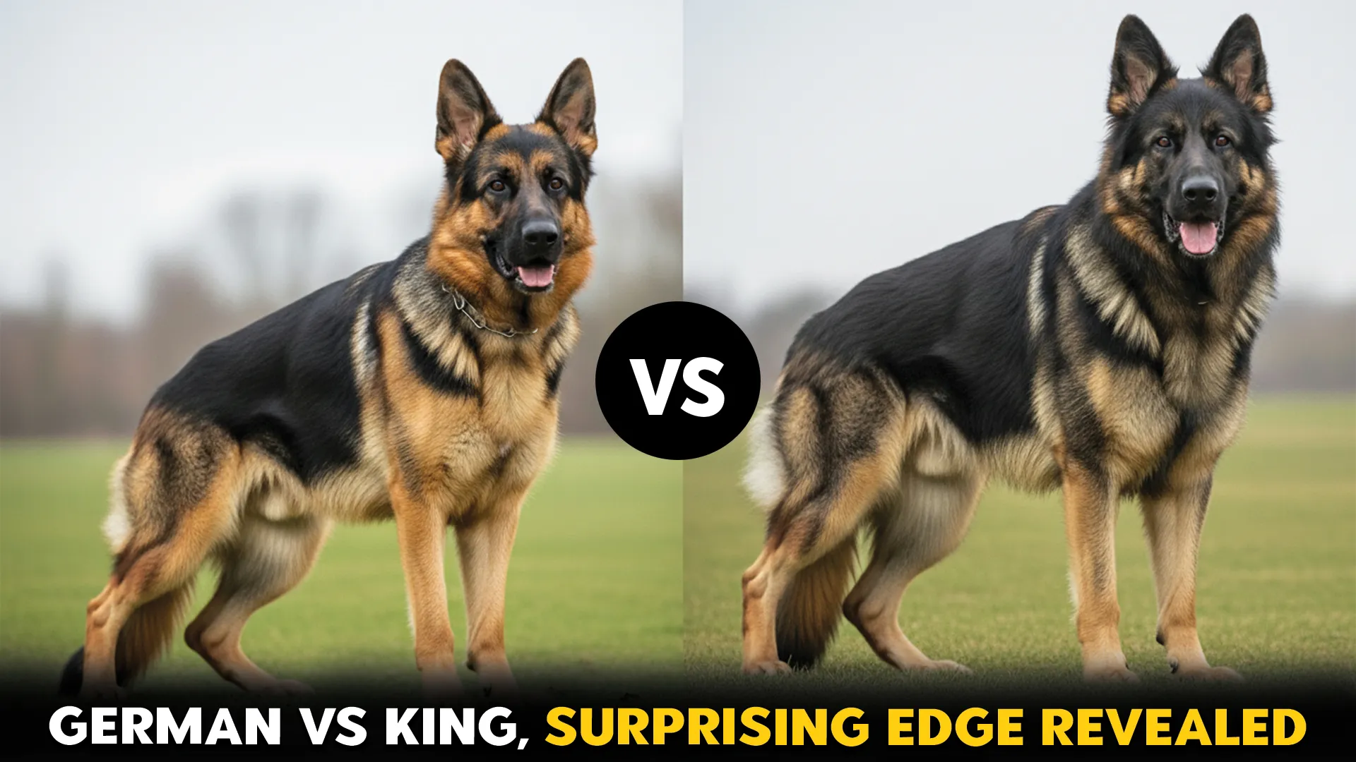 suprising advantages of german shepherd vs king shepherd